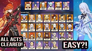 🔥 [Season 26] ALL 12 Acts DESTROYED! New Imaginarium Theater 6.6 💀 | Genshin Impact