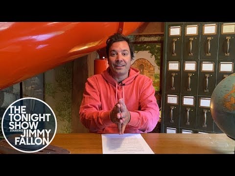 トランプ氏の支持率がさらに下がり、ツイートを続ける（家庭版モノローグにて (Trump’s Approval Ratings Dip Further as He Continues Tweeting (At Home Edition Monologue))