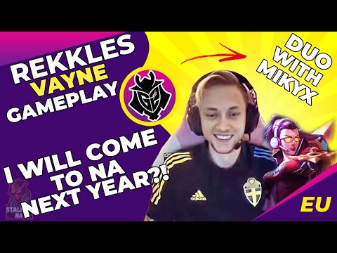 G2 REKKLES Talks - I Will Come To NA Next Year If We Make Worlds 🤩 Dodging Doesnt Bother Me At ALL 🤪