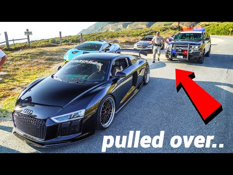 PULLED OVER AND ARRESTED AT MONTEREY CAR WEEK...