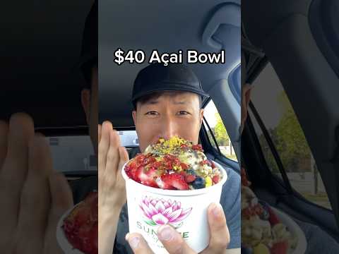 $40 Açai Bowl 😵😭