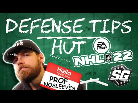 BEST DEFENSE TIPS FOR NHL 22 HUT!