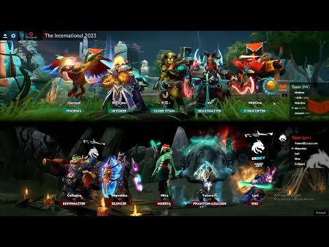 The International 2023  |  Group Stage | Team Spirit vs Team SMG - Game 1