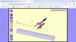 Division of a line into any number of equal parts