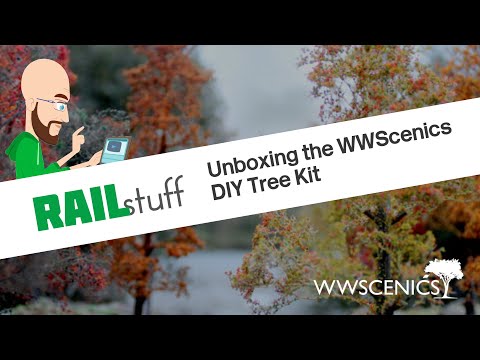 Unboxing the WWScenics Realistic Tree Making Kit #modelrailway #modelscenery
