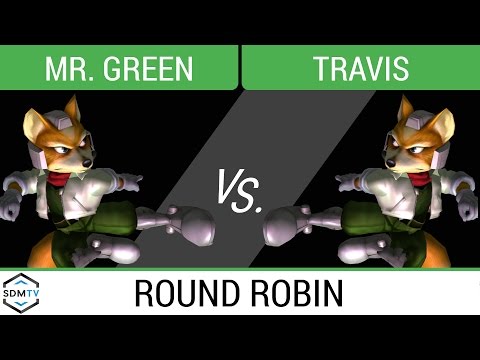 Melee @ LDL 29 - Mr. Green (Fox) vs. Travis (Fox) - SSBM Round Robin - Smash Melee