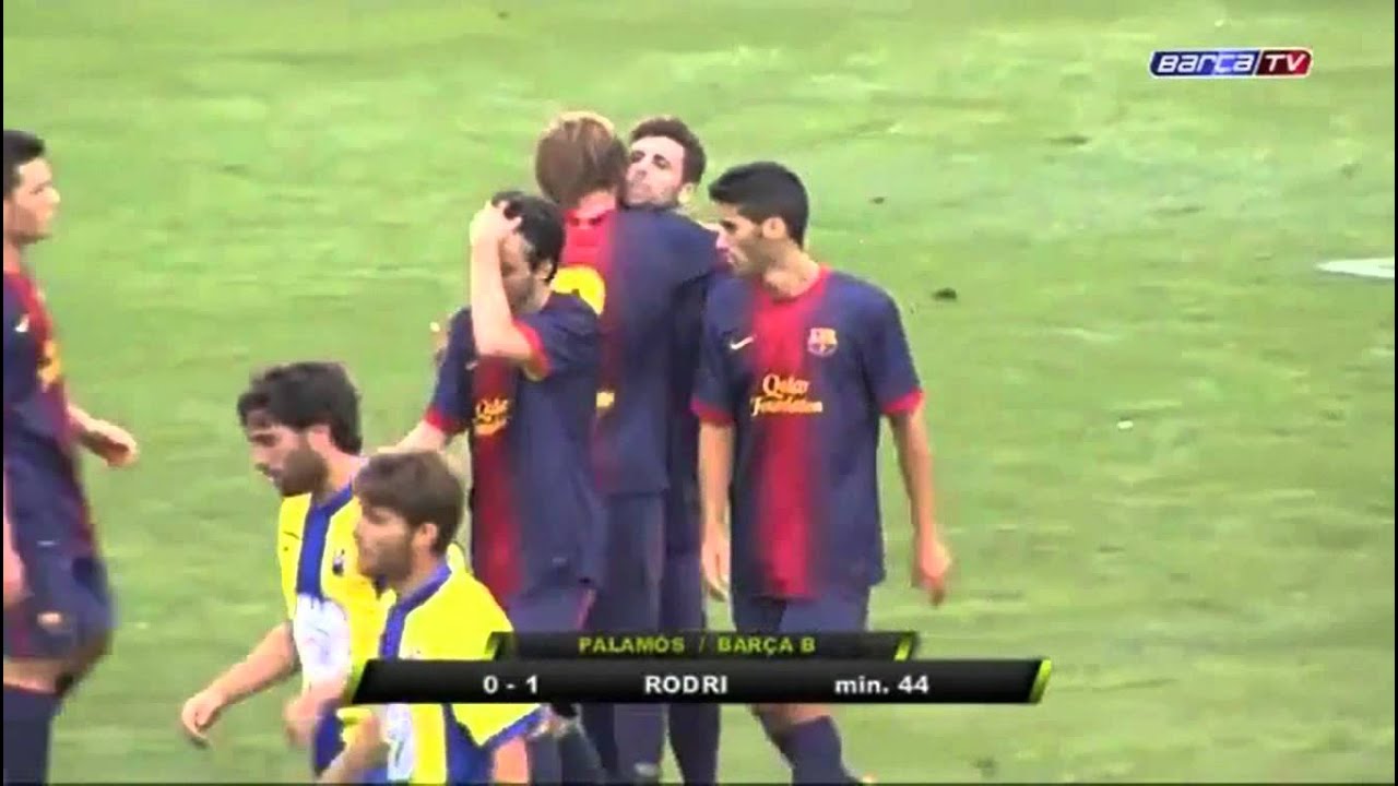 Barcelona B vs Palamos (1-0 Rodri GOAL)