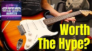 Video thumbnail for How GOOD is the Squier Affinity Stratocaster? by The Guitar Manifesto