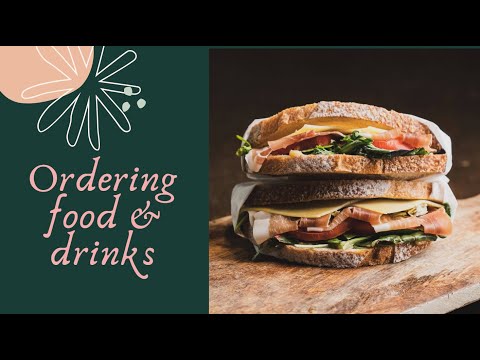 Pedir comida y bebida (Lección de vocabulario en inglés)