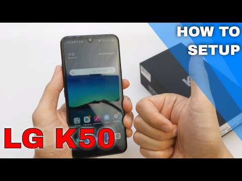 LG K50 FIRST SETUP - HOW TO SETUP PHONE