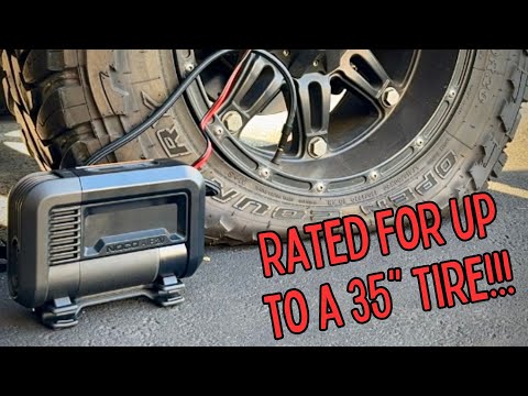 NOCO Air20 Tire Inflator Air Compressor Pump Review | Rated to Air up to a 35 inch Tire!!!