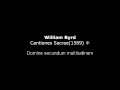 William Byrd _ Domine secundum multitudinem