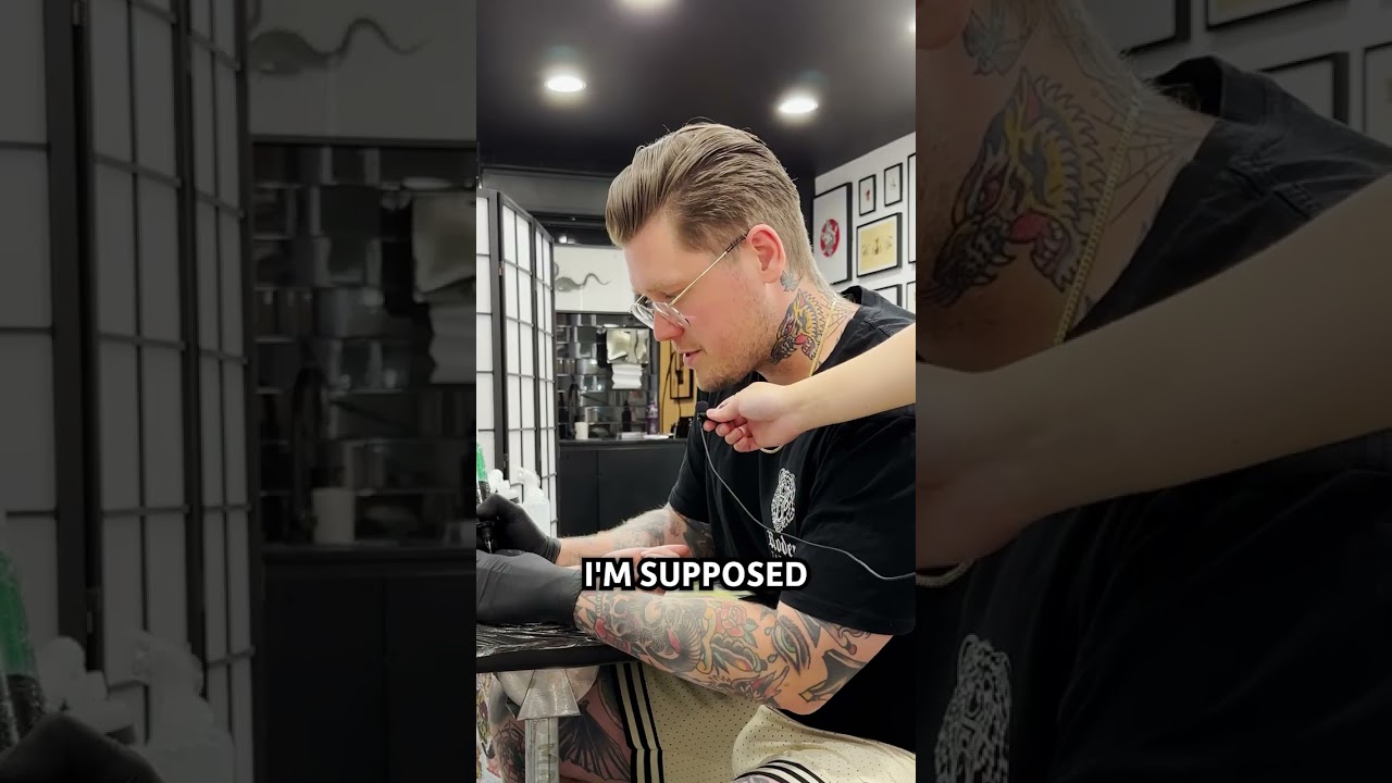 Tattoo artists with no tattoos?