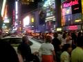 New York Street Crowd At Night August 2009