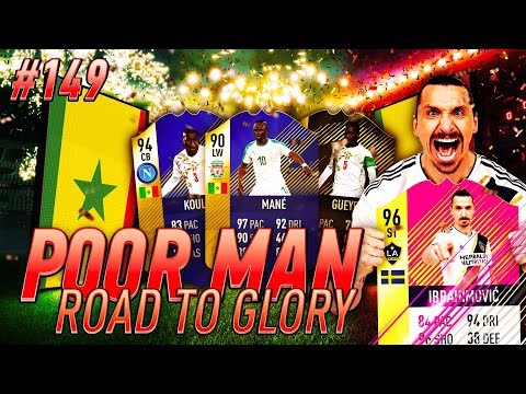 SENEGAL SQUAD BUILDER!!!! 96 IBRAHIMOVIC with 84 PACE?!? - Poor Man RTG #149 - FIFA 18