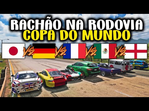 HIGHWAY DRAG RACE - WORLD CUP - FORZA HORIZON 5 GAMEPLAY