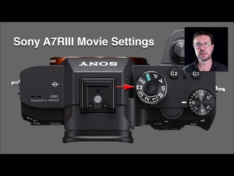 Benutzerdefinierte Einstellungen für Filme bei Sony Alpha A7RIII und A7III