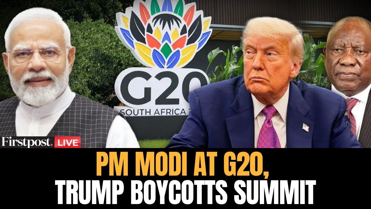 G20 Summit LIVE: World Leaders Arrive in South Africa for G20 Summit Amid Trump Boycott | PM Modi