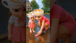 Download lagu Baby and Mom Ballerina Cappuccino are playing on the muddy road #ballerinacappuccina #usashorts mp3
