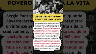 Sergio Endrigo  vinse Sanremo, ma il successo non gli diede una vita facile    Segreti Silenziosi  V
