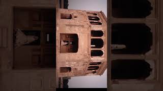 Beige Hand Embroidered Crinkle Chiffon Frock Suit / Anarkali Peshwas - Video 1