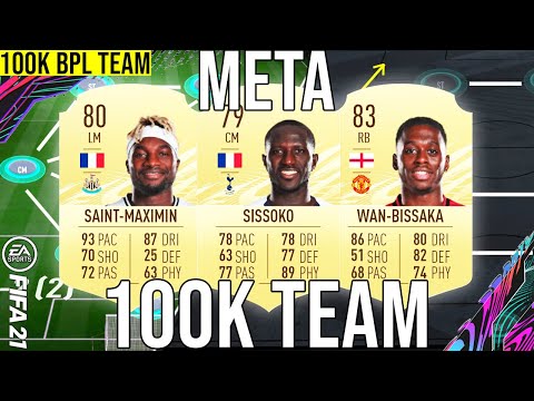 BEST META 100K PREMIER LEAGUE TEAM SQUAD BUILDER TO GET MORE WINS! - FIFA 21 Ultimate Team