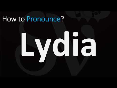 How to Pronounce Lydia? (CORRECTLY)