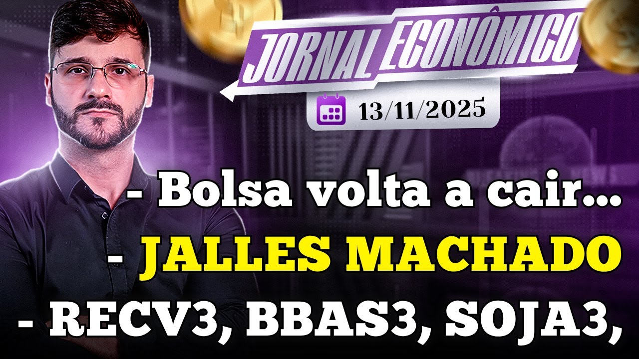 🕕💲JORNAL ECONÔMICO - Bolsa de valores finalmente CAIU ! É correção, ou será QUEDA mesmo?