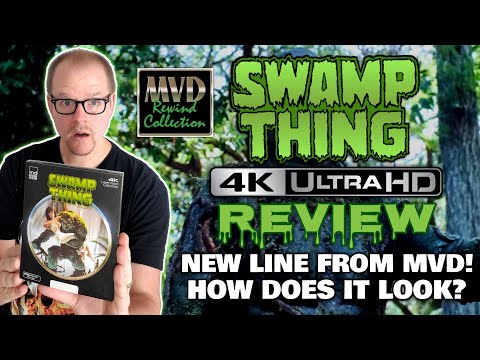 Swamp Thing (1982) 4K UHD MVD Rewind Review - LaserVision EDITION! - NEW Line From MVD!