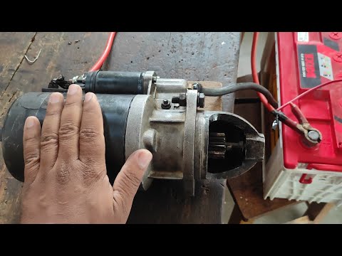 self starter motor working