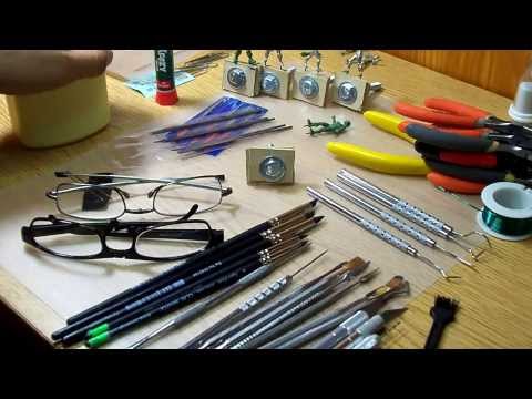 Scultping tools for miniature figures