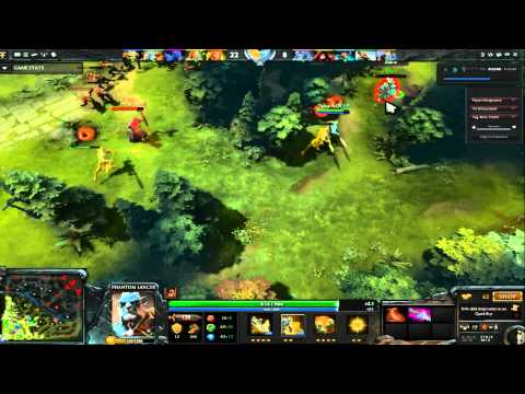 Dota 2: Godlike Phantom Lancer :D