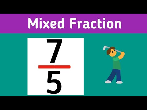 Simplify the fraction 7/5 (as a mixed number)