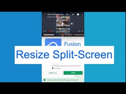 Axon 7: How to Resize Windows in Split Screen/Multi-Task Mode