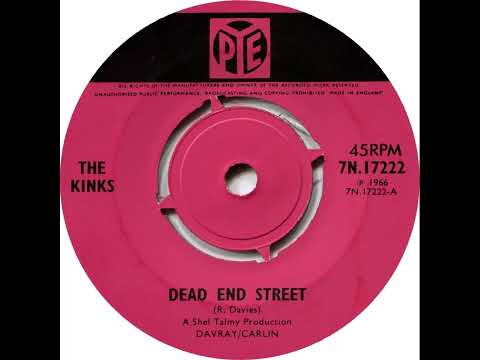 UK New Entry 1966 (373) The Kinks - Dead End Street