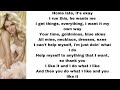 Britney Spears - Mannequin (lyrics)