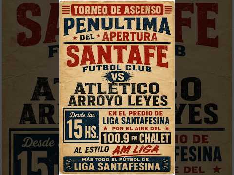 Santa fe F.C Vs Atretico Arroyo Leyes