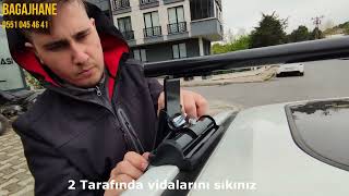 BAGAJHANE PORTBAGAJ KALİTELİ ARA ATKI MONTAJI (OLUKSUZ ARAÇLAR )