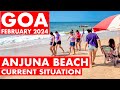 Goa | Anjuna Beach - February 2024 | Situation Update,Anjuna Market,Shopping, Flea Market | Goa Vlog