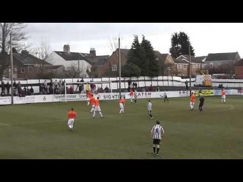 FA Vase 4th Round Spennymoor Town FC v Lordswood FC.