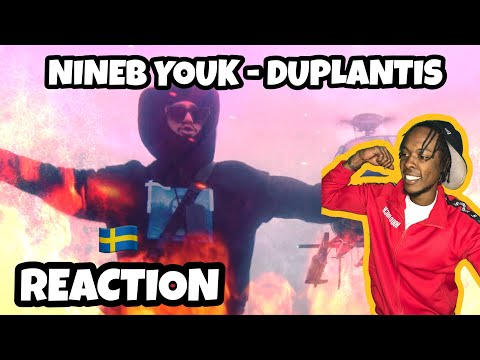 AMERICAN REACTS TO SWEDISH RAP! NINEB YOUK - DUPLANTIS
