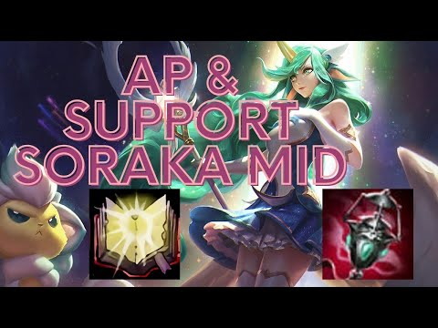 AP and Support Soraka mid vs Yasuo - League of Legends