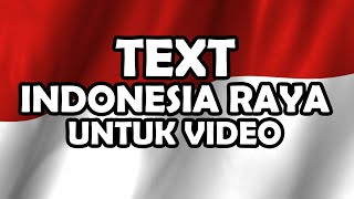 Download lagu TEKS BERJALAN DAN LAGU INDONESIA RAYA - TERBARU 2020 FREE BLACK SCREEN FOOTAGE FOR VIDEO mp3