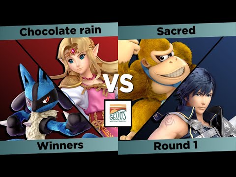 Gezzo's Smash - Chocolate rain (Lucario, Zelda) vs Sacred (Donkey Kong, Chrom) - SSBU Tournament