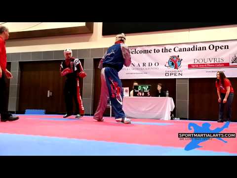 Samuel Gagnon vs Jason Grenier - Elite Sparring Semi Final - Canadian Open 2014