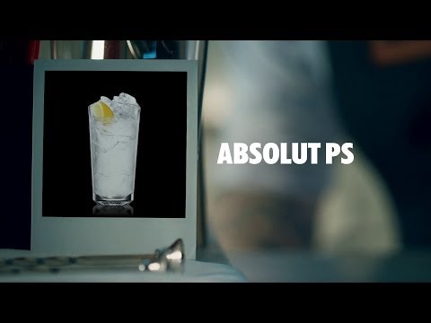 ABSOLUT PS DRINK RECIPE - HOW TO MIX