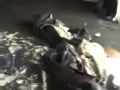 Gaddafi and Giant Prince of Persia Poster in His Palace