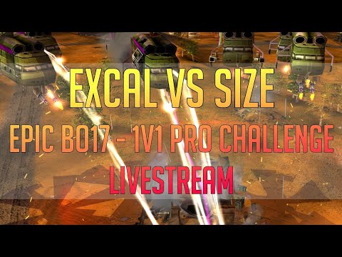 ExCaL vs SiZe - $50 1v1 Pro Challenge - Generals Zero Hour Online Multiplayer