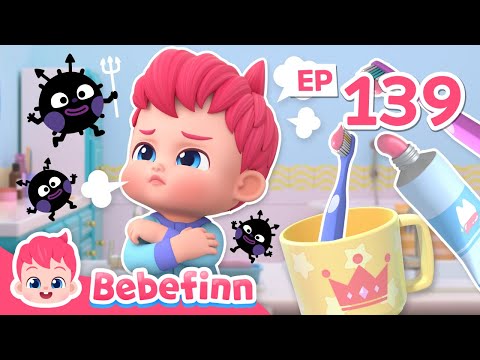 No, No, Toothbrushing!ㅣEP139ㅣSong for KidsㅣBebefinn Nursery Rhymes
