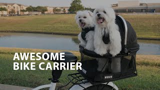 Bicycle Dog Carrier 👉 Rear Rack Bicycle Dog Carrier hybrid DIY